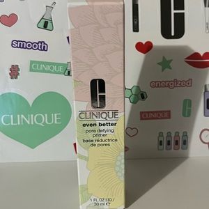 Clinique pore define primer. Water based primer to smooth pores and wrinkles